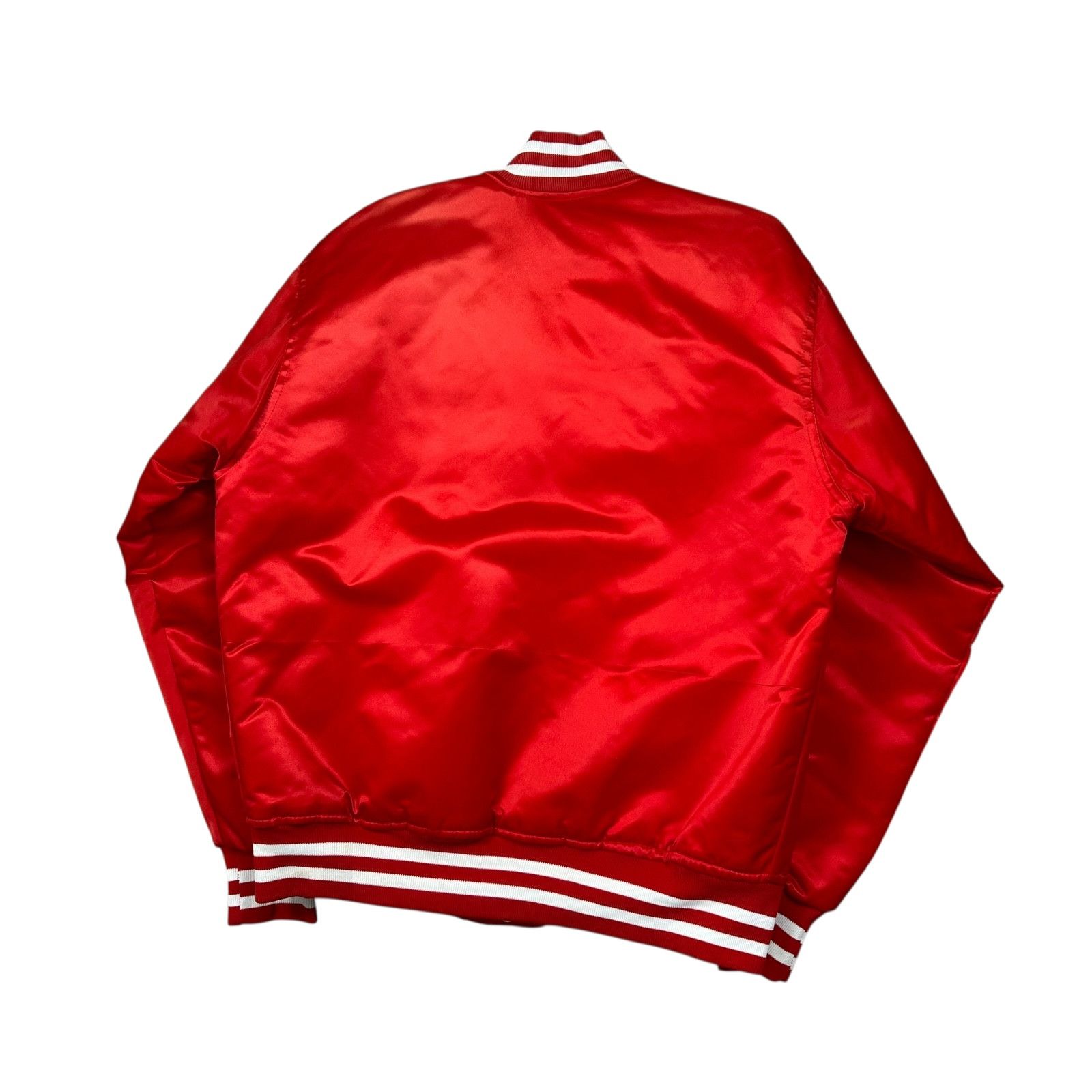 MLB VTG 90s PHILADELPHIA PHILLIES FELCO SATIN BOMBER JACKET Size US L / EU 52-54 / 3 - 5 Thumbnail