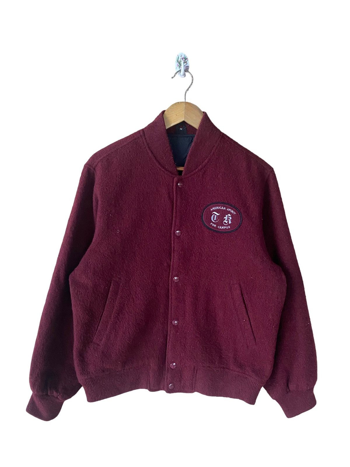 Other 👘SALE👘AMERICAN SPIRIT VINTAGE WOOL VARSITY JACKET Size US M / EU 48-50 / 2 - 1 Thumbnail
