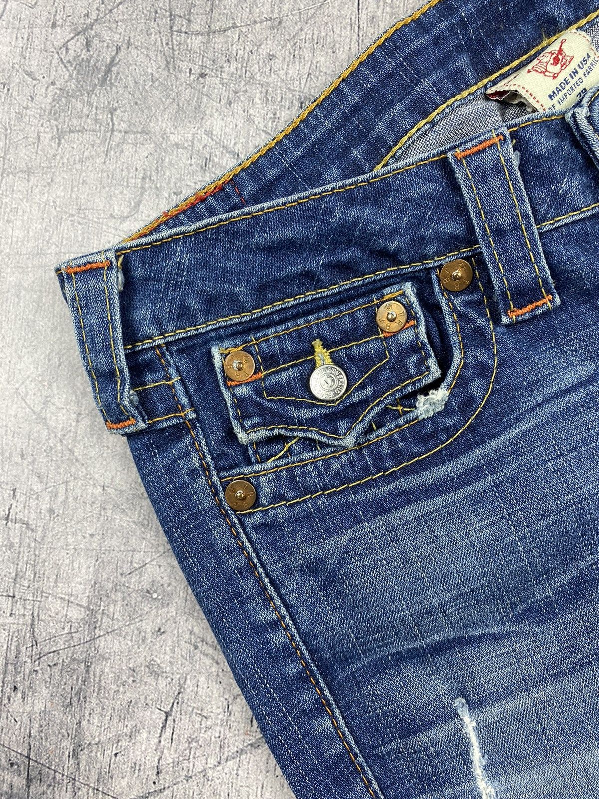 Japanese Brand × True Religion × Vintage Vintage True Religion Y2K Made in USA Jeans Size 29 Size 29" - 10 Thumbnail