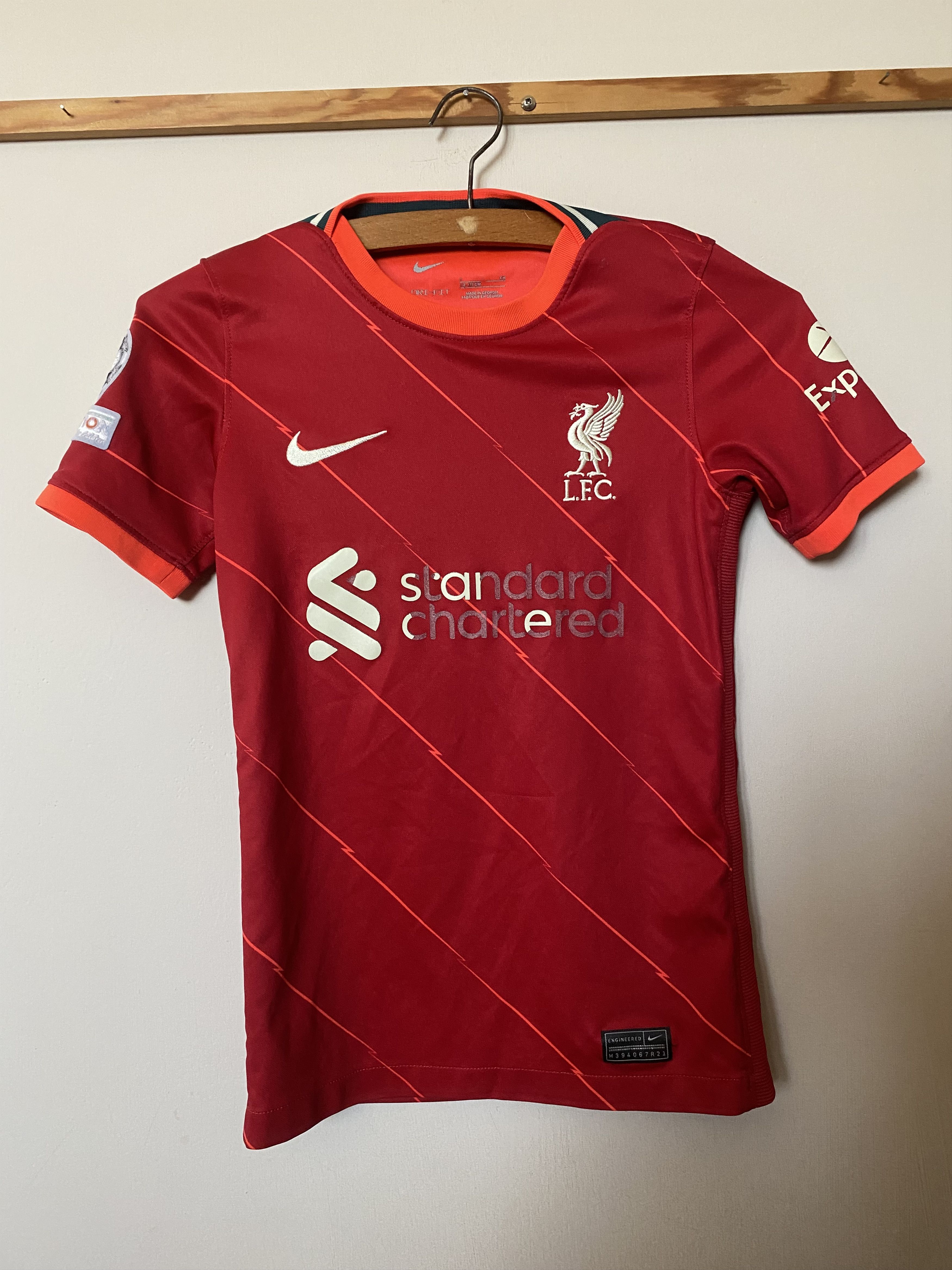 Nike LIVERPOOL FC #4 VIRGIL 2021- 2022 Nike - 128 - 137 - UNIQUE Size US XXS / EU 40 - 2 Thumbnail