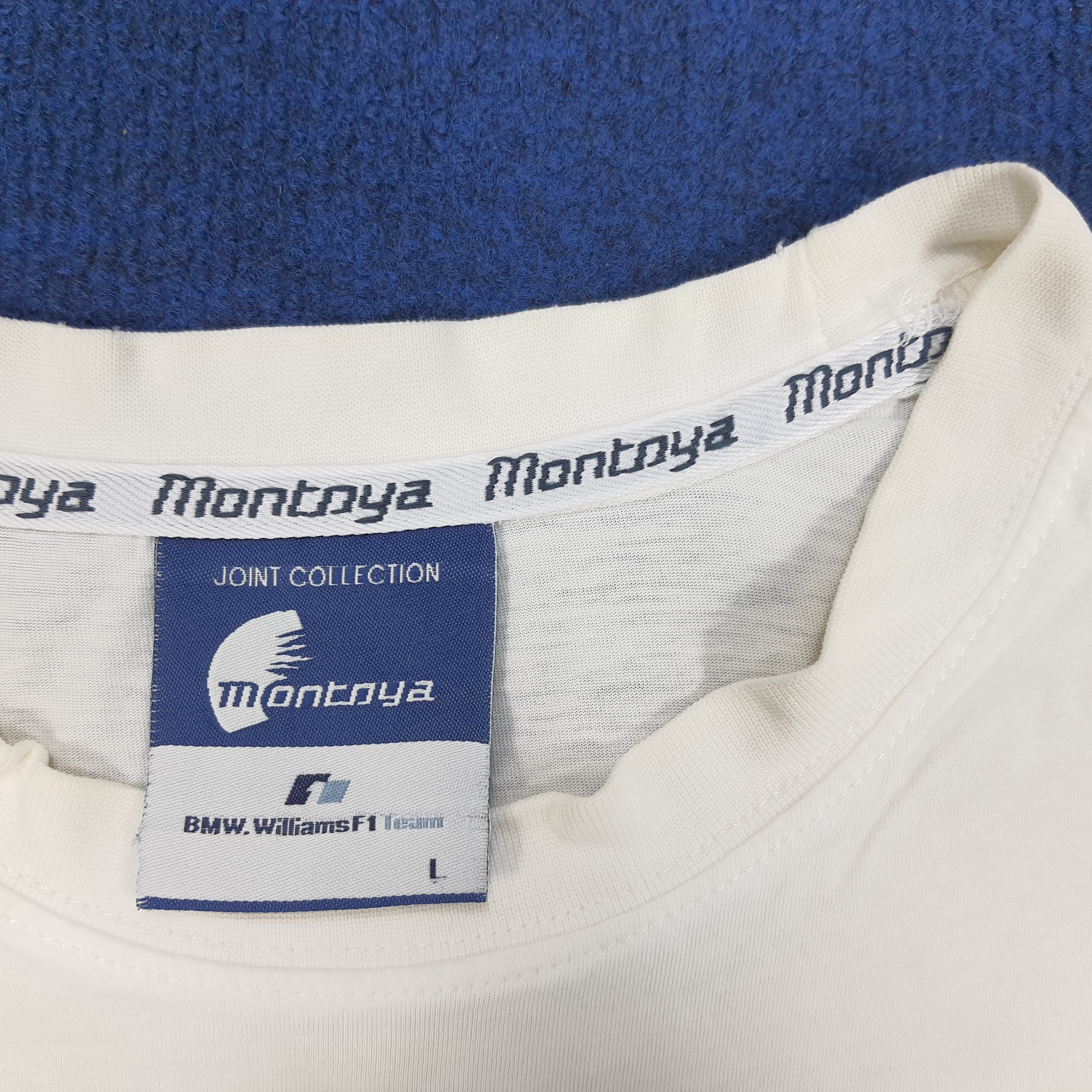BMW × Vintage Vintage BMW Williams F1 Team Montoya Motorsports Tshirt Size US L / EU 52-54 / 3 - 5 Thumbnail