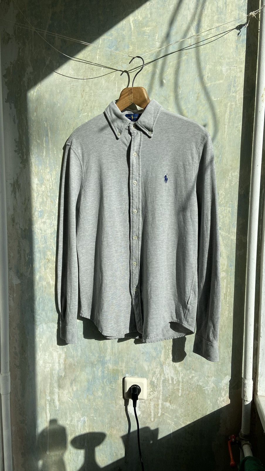 Ralph Lauren Polo Ralph Lauren Featherweight Mesh dark grey ls shirt Size US M / EU 48-50 / 2 - 1 Thumbnail