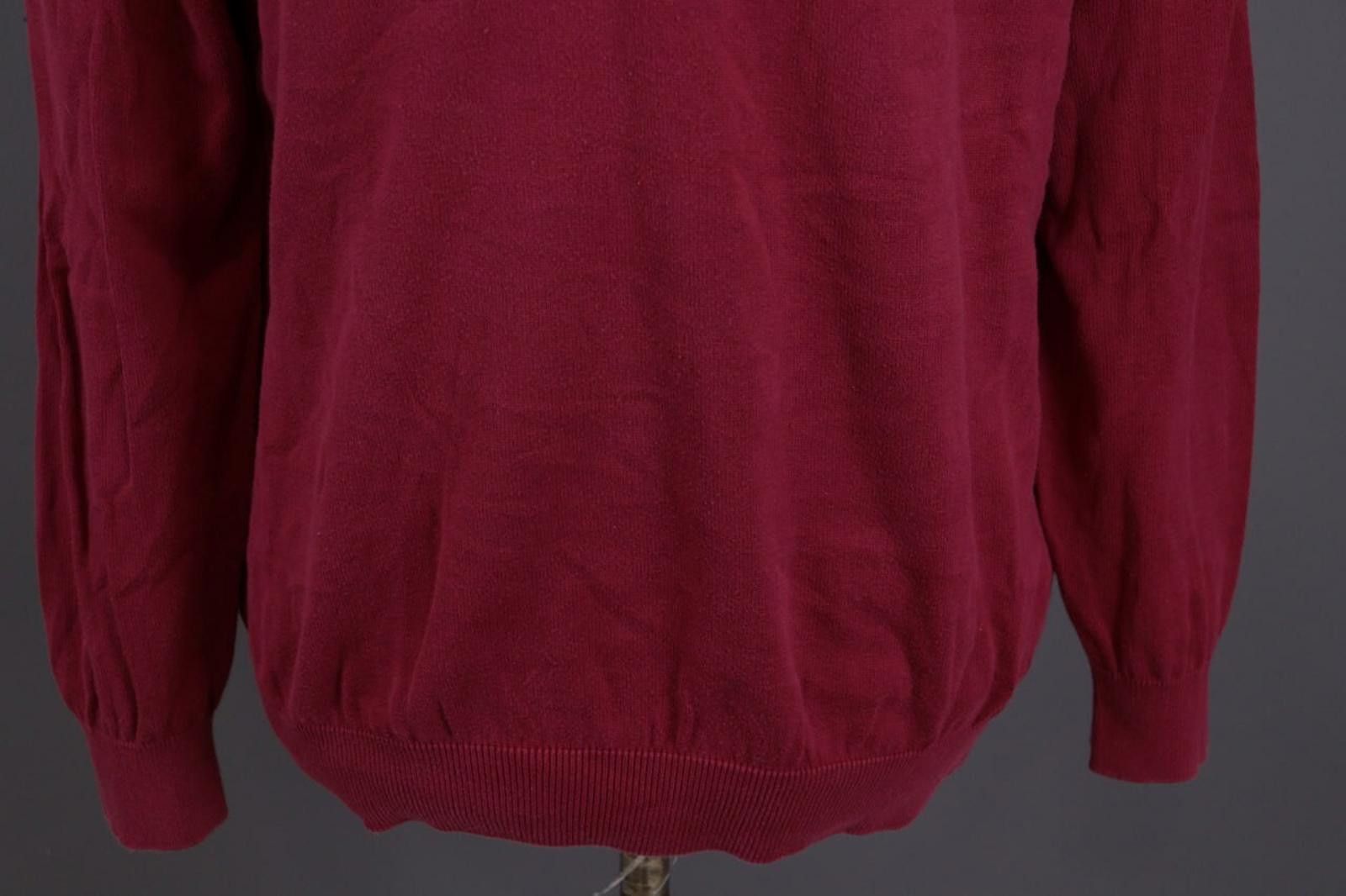Lacoste Lacoste Red Crew Neck Knit Sweater Jumper Size 6/XL Size US M / EU 48-50 / 2 - 2 Thumbnail