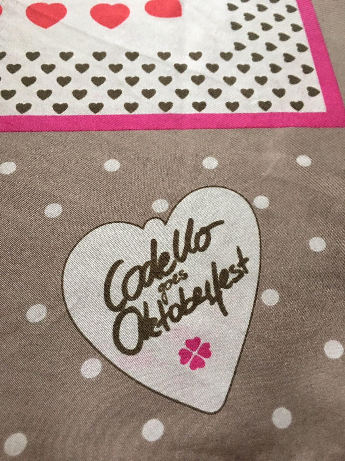 Other CODELLO goes Octoberfest Designer Vintage Silk Scarf Size ONE SIZE - 4 Thumbnail