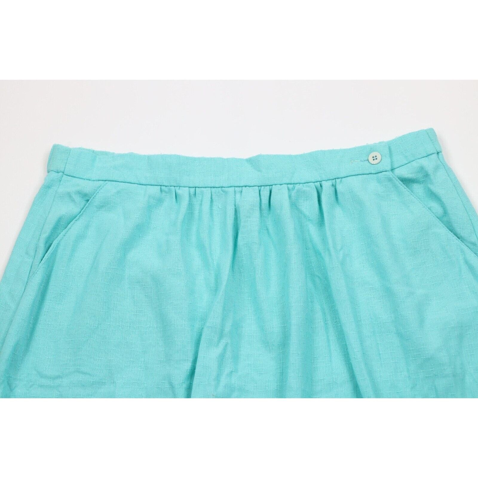 Vintage Vintage 70s Streetwear Textured Knit Summer Boat Skirt Size 40" / US 18 - 2 Thumbnail