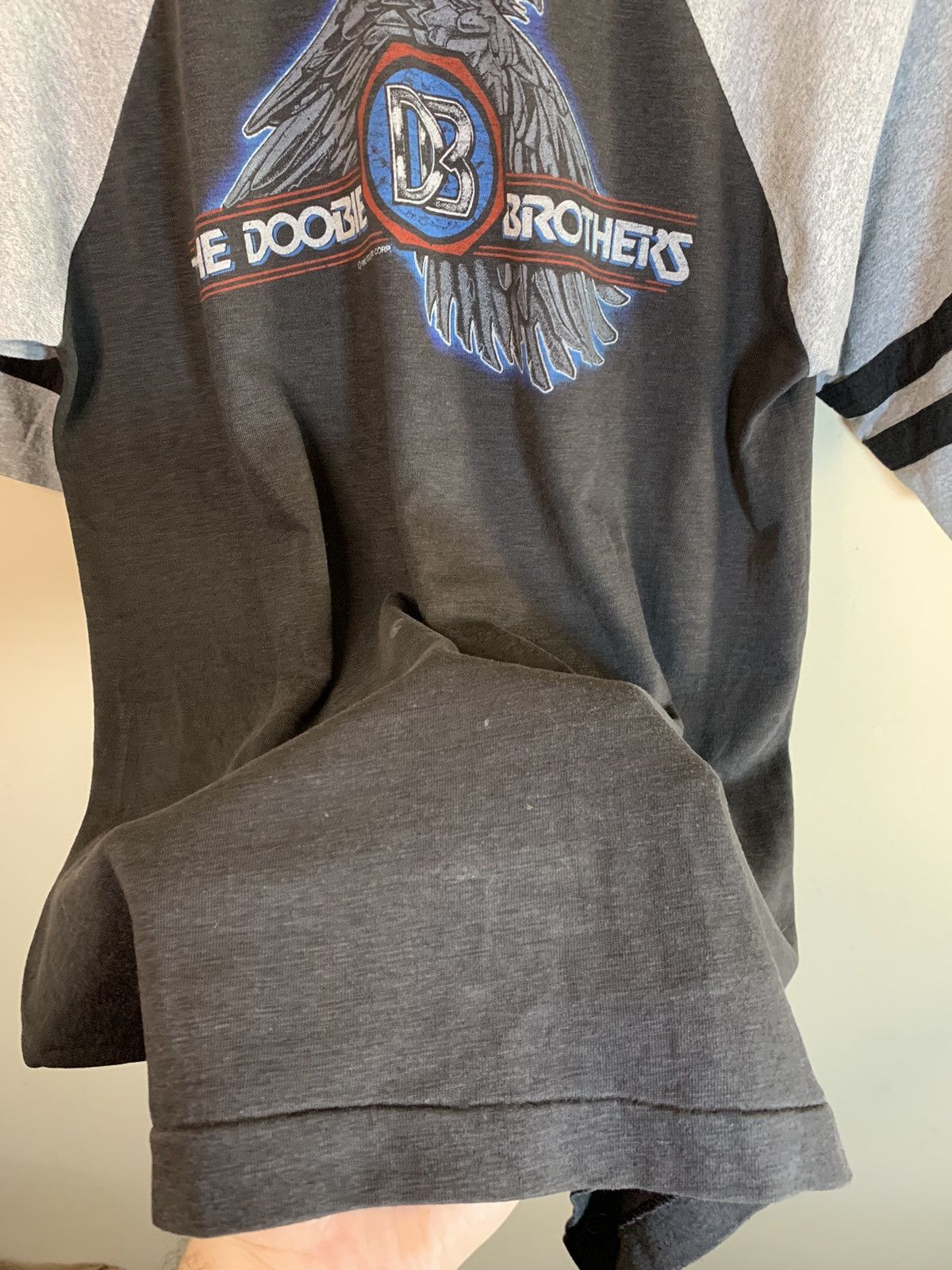 Band Tees × Vintage *RARE* Vintage 1982 Doobie Brothers Tour Single Stitch Shirt Size US L / EU 52-54 / 3 - 6 Thumbnail