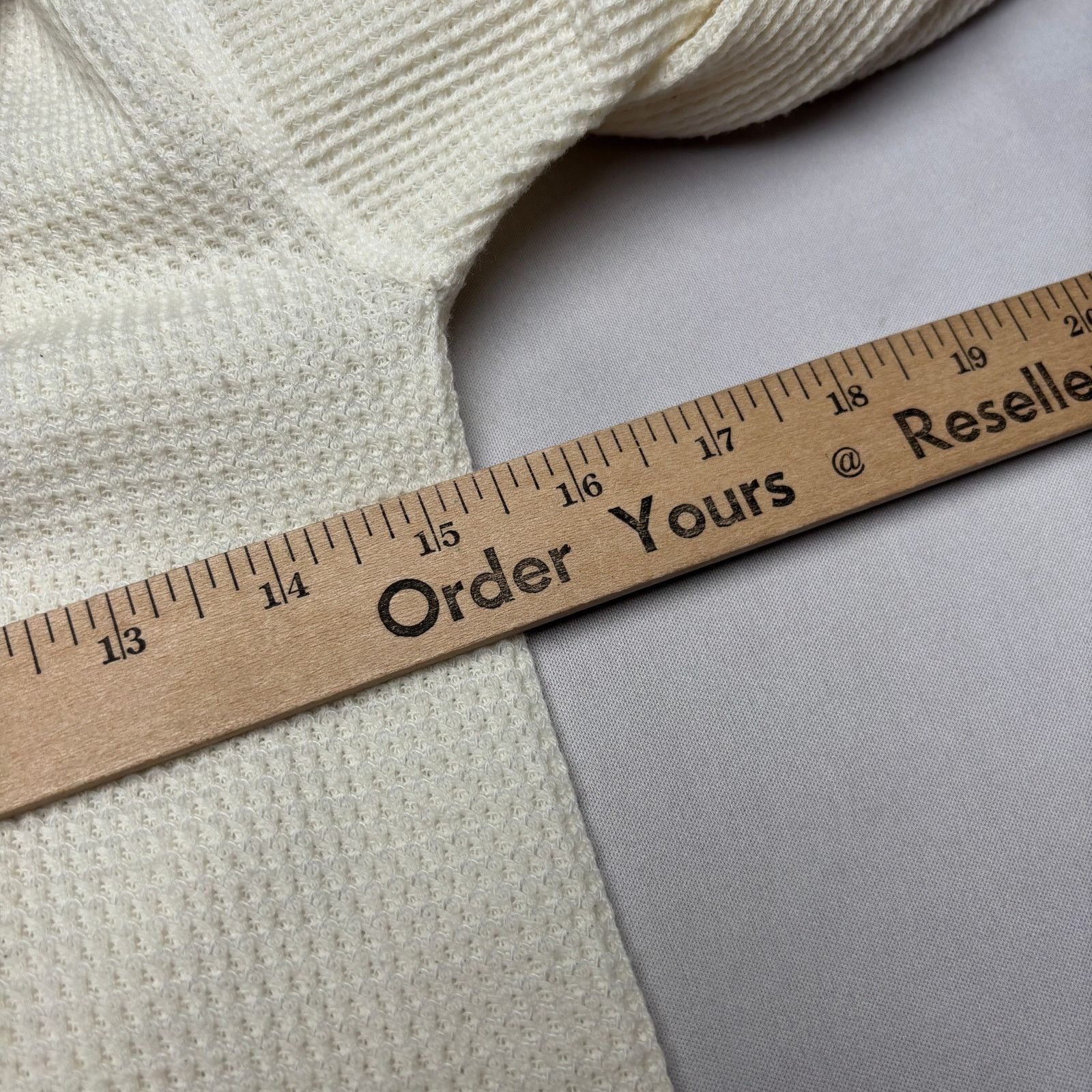 Sears × Vintage Vintage 70s Sears Thermal Waffle Shirt Men's Large Grunge Size US L / EU 52-54 / 3 - 5 Thumbnail