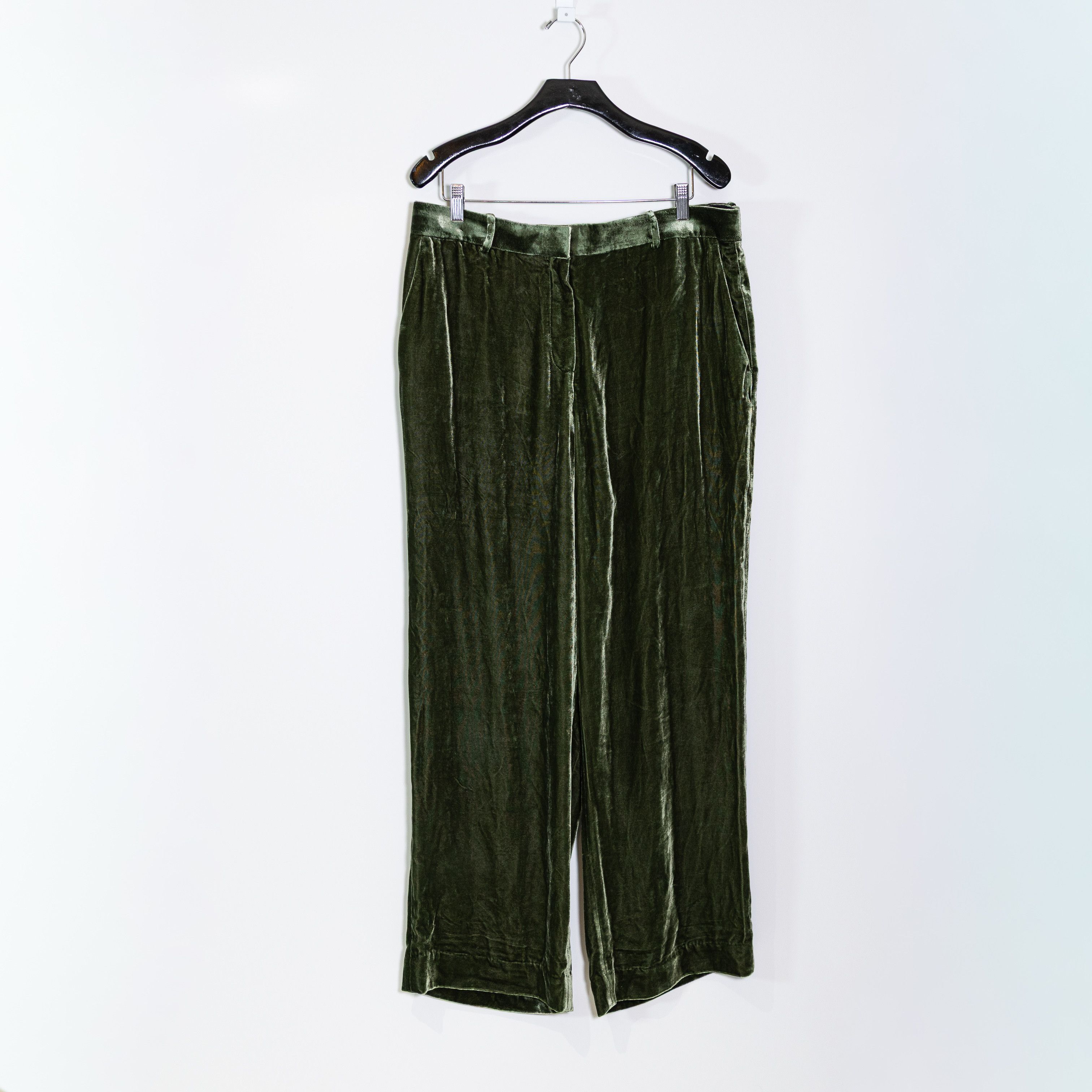 Cos NEW COS Silk Blend Velvet Velour Mid Rise Size 36" / US 14 / IT 50 - 1 Thumbnail