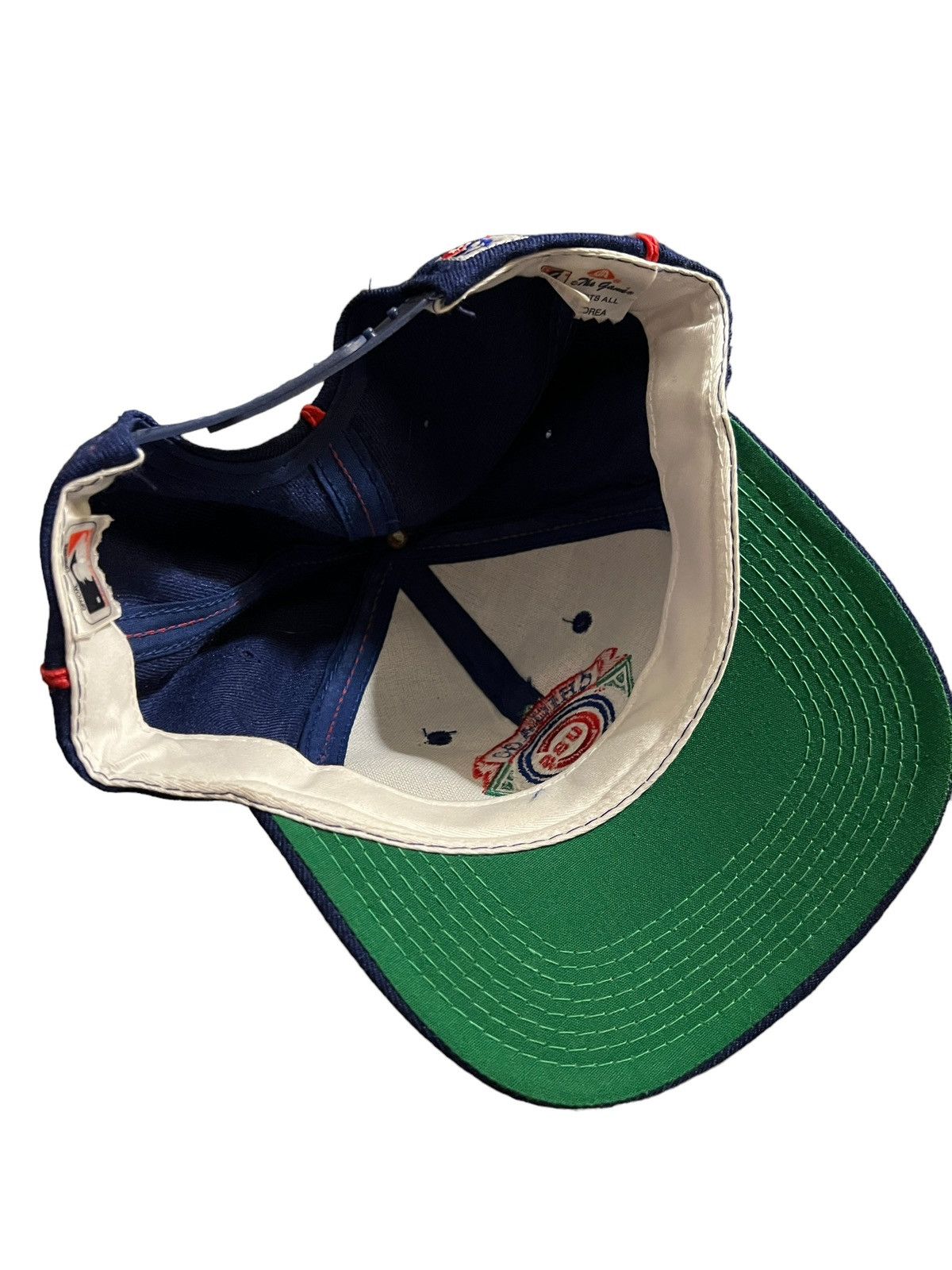 Vintage VTG Chicago Cubs NWT Snapback Hat MLB 1992 Size ONE SIZE - 3 Thumbnail