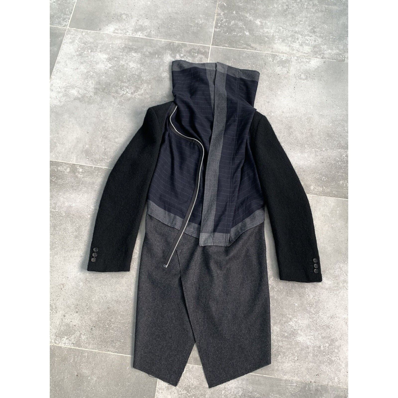 Comme des Garcons × Japanese Brand Women's COMME des GARCONS Wool Trench Coat Jacket M UK 10-12 Size M / US 6-8 / IT 42-44 - 13 Thumbnail