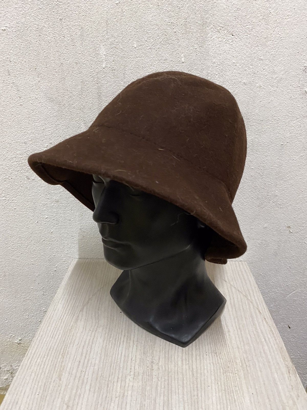 Japanese Brand Japanese Brand Plain Bucket Hat Size ONE SIZE - 3 Thumbnail