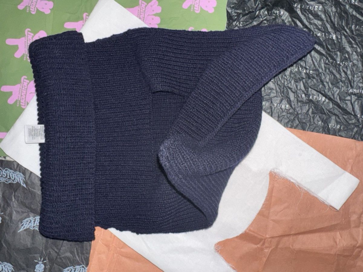 Maison Margiela Maison Margiela Navy Wool Knit Balaclava Size ONE SIZE - 7 Thumbnail