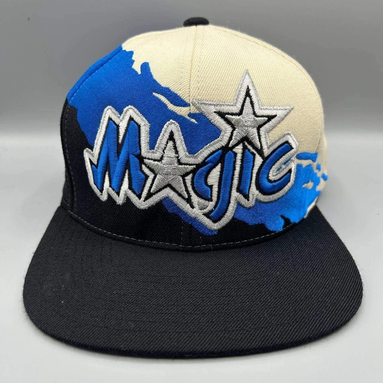 Mitchell & Ness Orlando Magic Hat Men Blue Embroidered Snap Back Cap Wool Size ONE SIZE - 1 Thumbnail