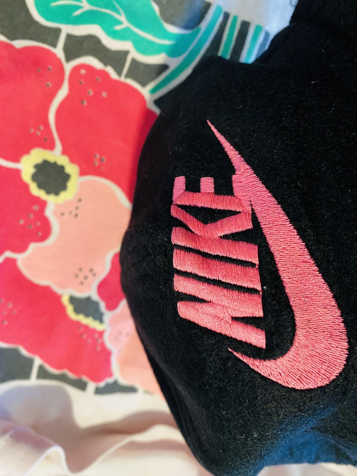 Nike Vintage nike rare hat pink swoosh 80s 90s Size ONE SIZE - 2 Thumbnail
