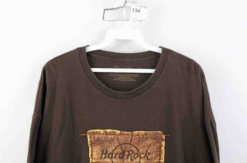 Hard Rock Cafe Vintage Y2K Hard Rock Cafe St Maarten T-Shirt Brown Size US XXL / EU 58 / 5 - 2 Thumbnail