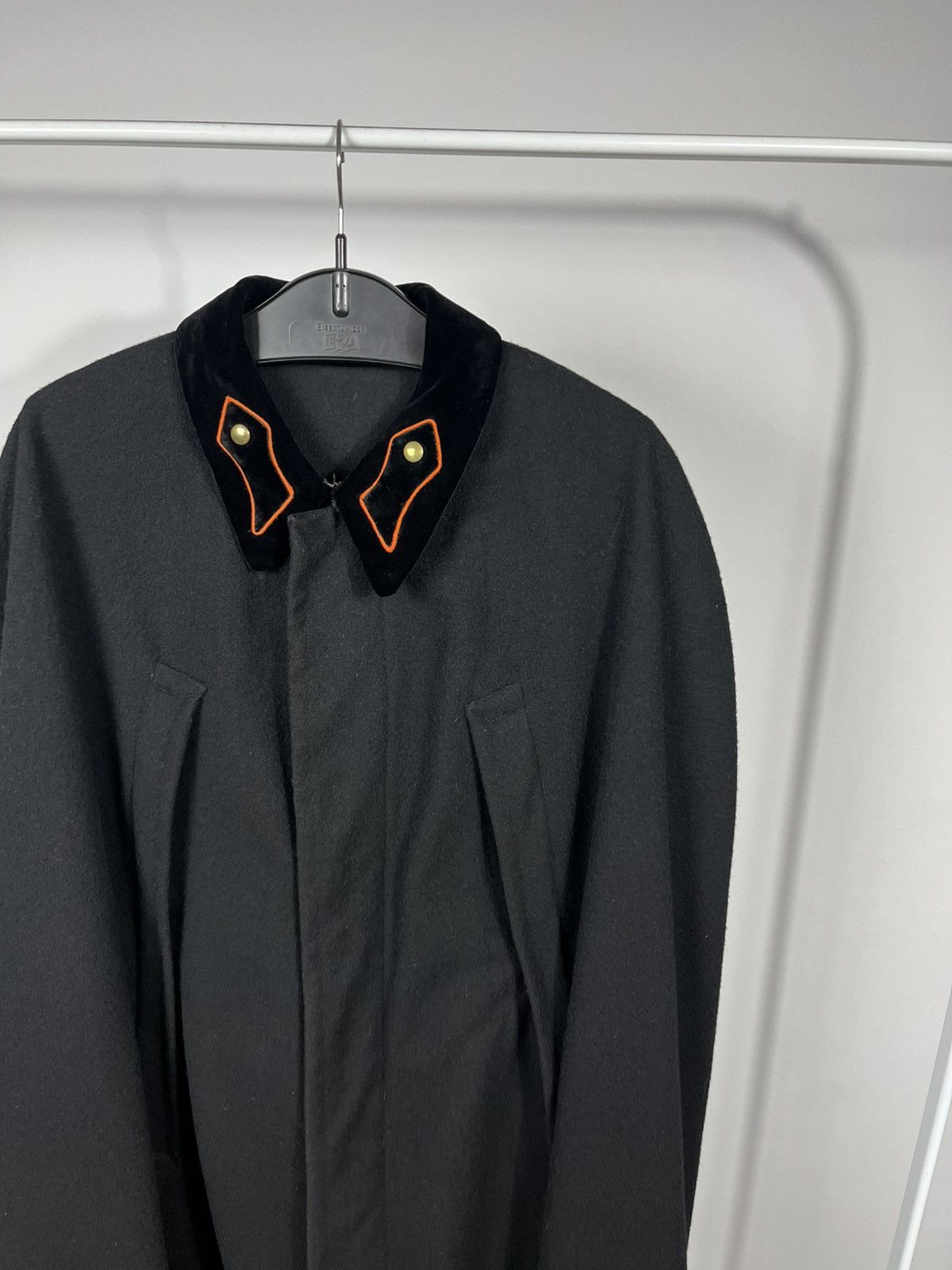 Other Vintage Military Army Wool Cape Cloak Black Coat Mens Size L Size US XL / EU 56 / 4 - 3 Thumbnail