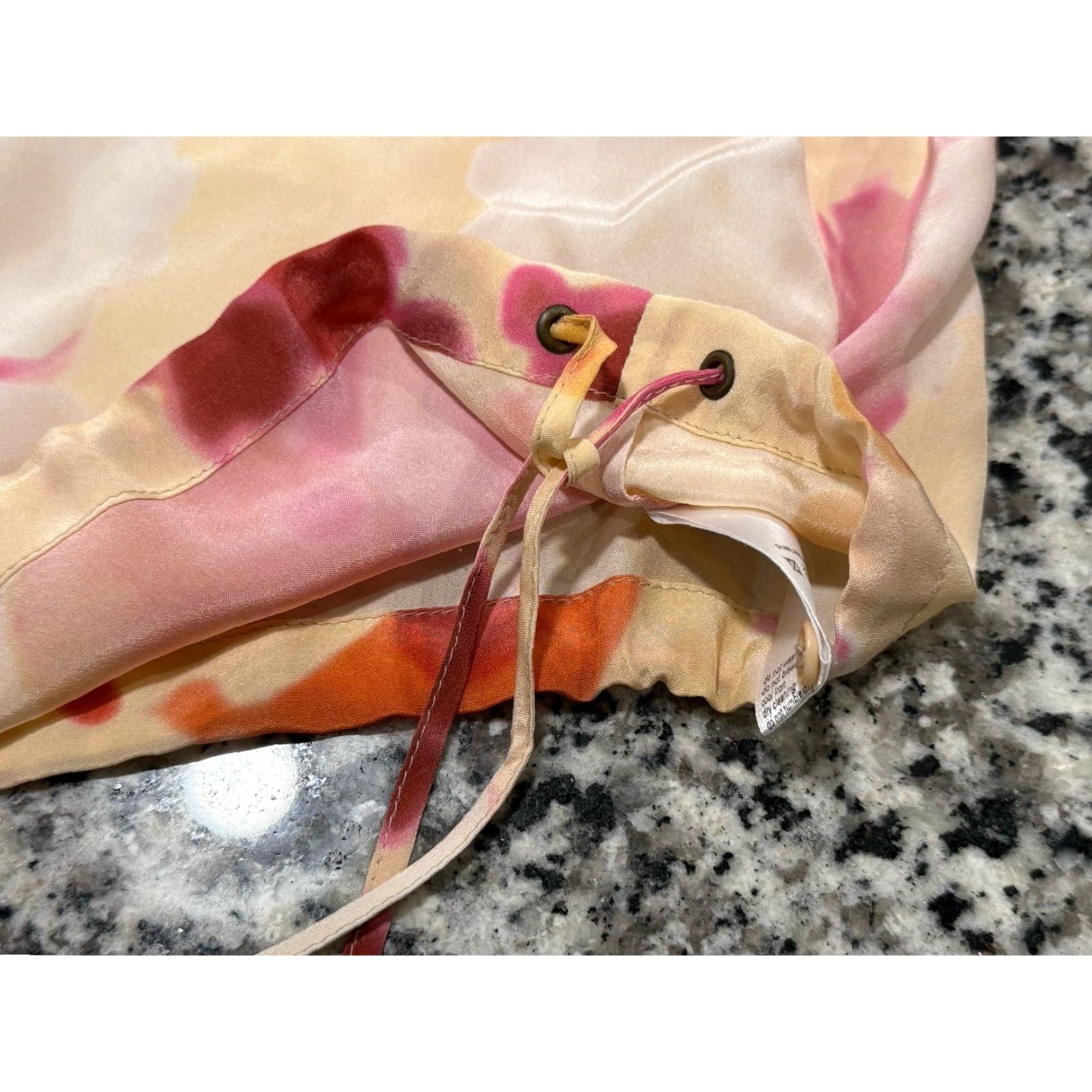 Vintage VINTAGE Akris Punto Blouse Women's 10 Floral Silk Long Sleeve Casual Party Summer Spring Fall Size L / US 10 / IT 46 - 4 Thumbnail
