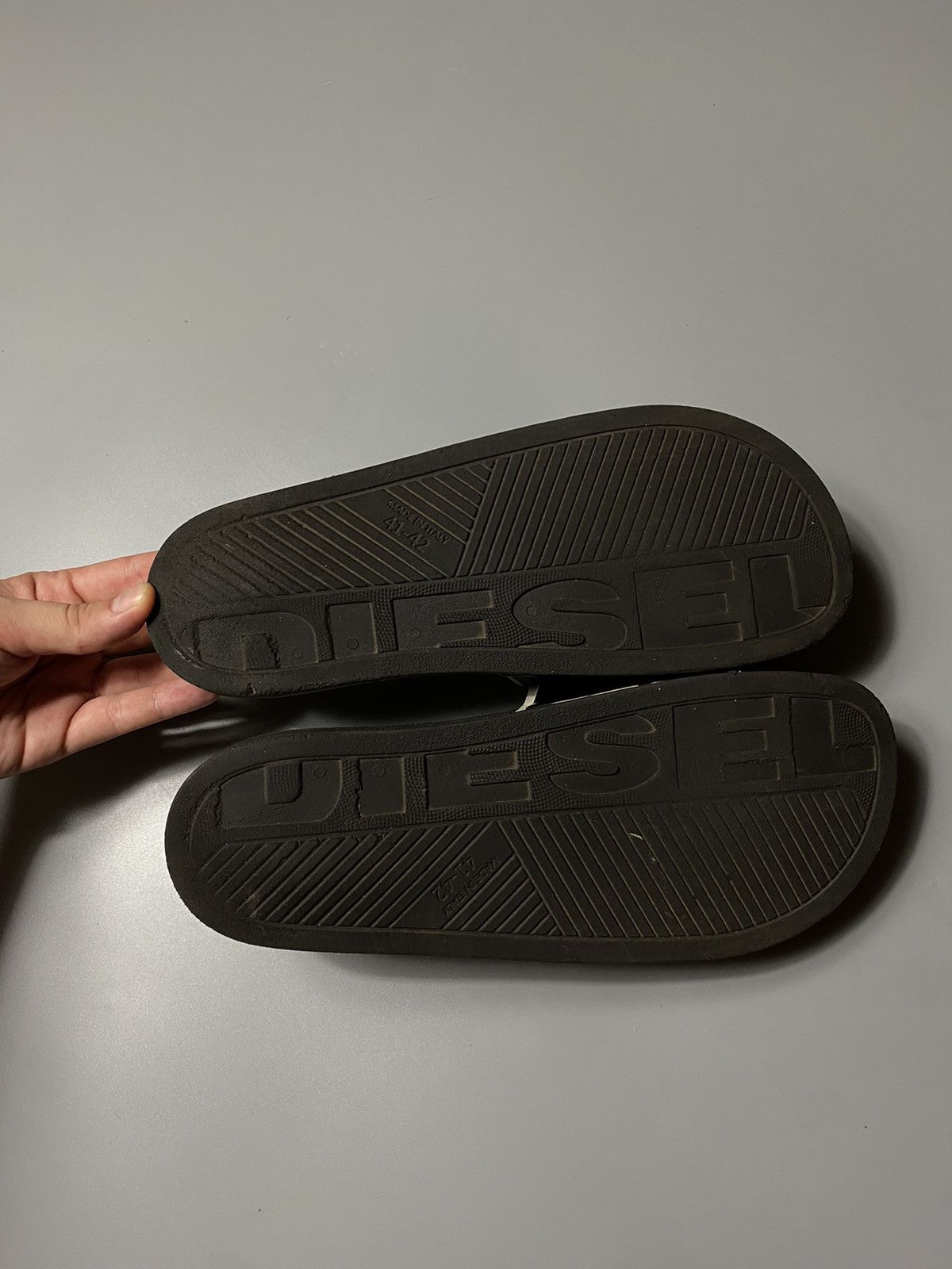 Diesel × Vintage Diesel summer flip flops slippers Size US 8.5 / EU 41-42 - 4 Thumbnail
