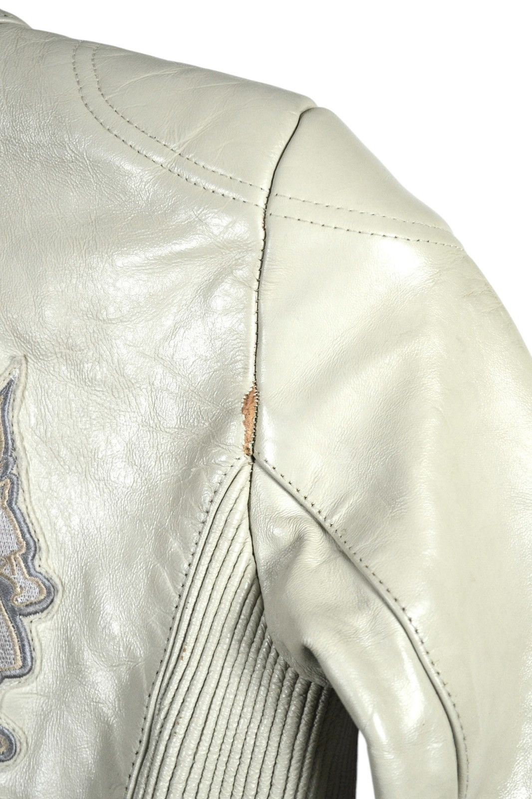 Avirex Y2K Avirex Leather Embroidered Samurai Japanese Biker Jacket Size XS / US 0-2 / IT 36-38 - 14 Thumbnail