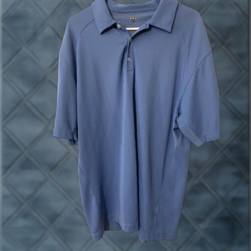 Nike VINTAGE Nike Golf Polo Shirt Men XL Blue Dri-Fit Tour Performance Stretch Golf Polo Mens XL Blue Nike Golf Brand Standards Size US XL / EU 56 / 4 - 1 Thumbnail