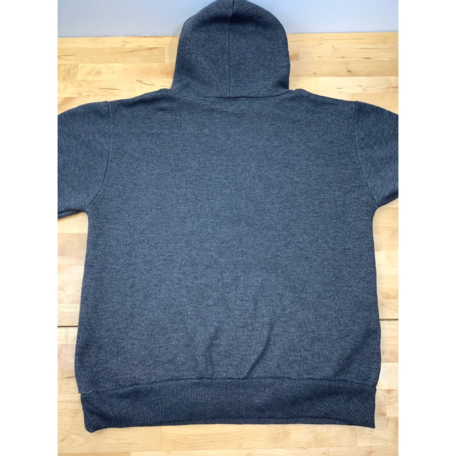 Vintage Hill Heavy Weight Hoodie Sweater Love Venice Beach Graphic 2434 | Women | S | Gray | Pullover | Long Sleeve | Regular | Solid | Heavyweight | Hill Size S / US 4 / IT 40 - 4 Thumbnail