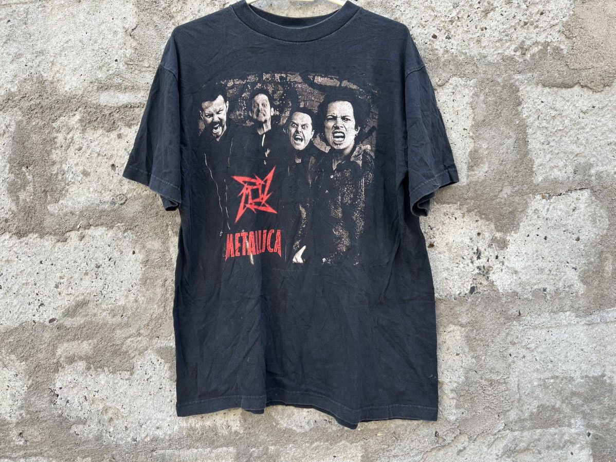 Metallica × Vintage 1996 vintage Metallica On the load again tour T shirt Size US L / EU 52-54 / 3 - 1 Thumbnail