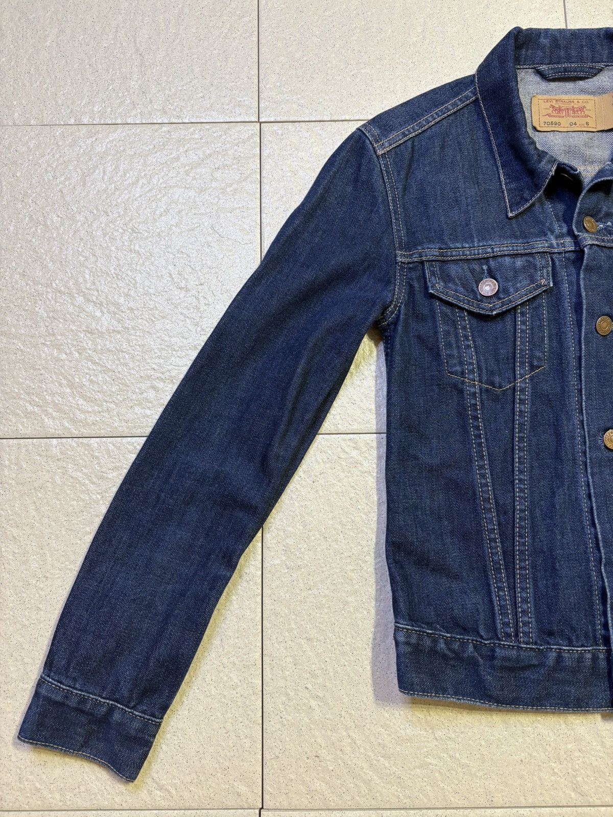 Levi's Vintage Levi's 70590 04 Denim Trucker Jacket Womens Size S Size S / US 4 / IT 40 - 2 Thumbnail