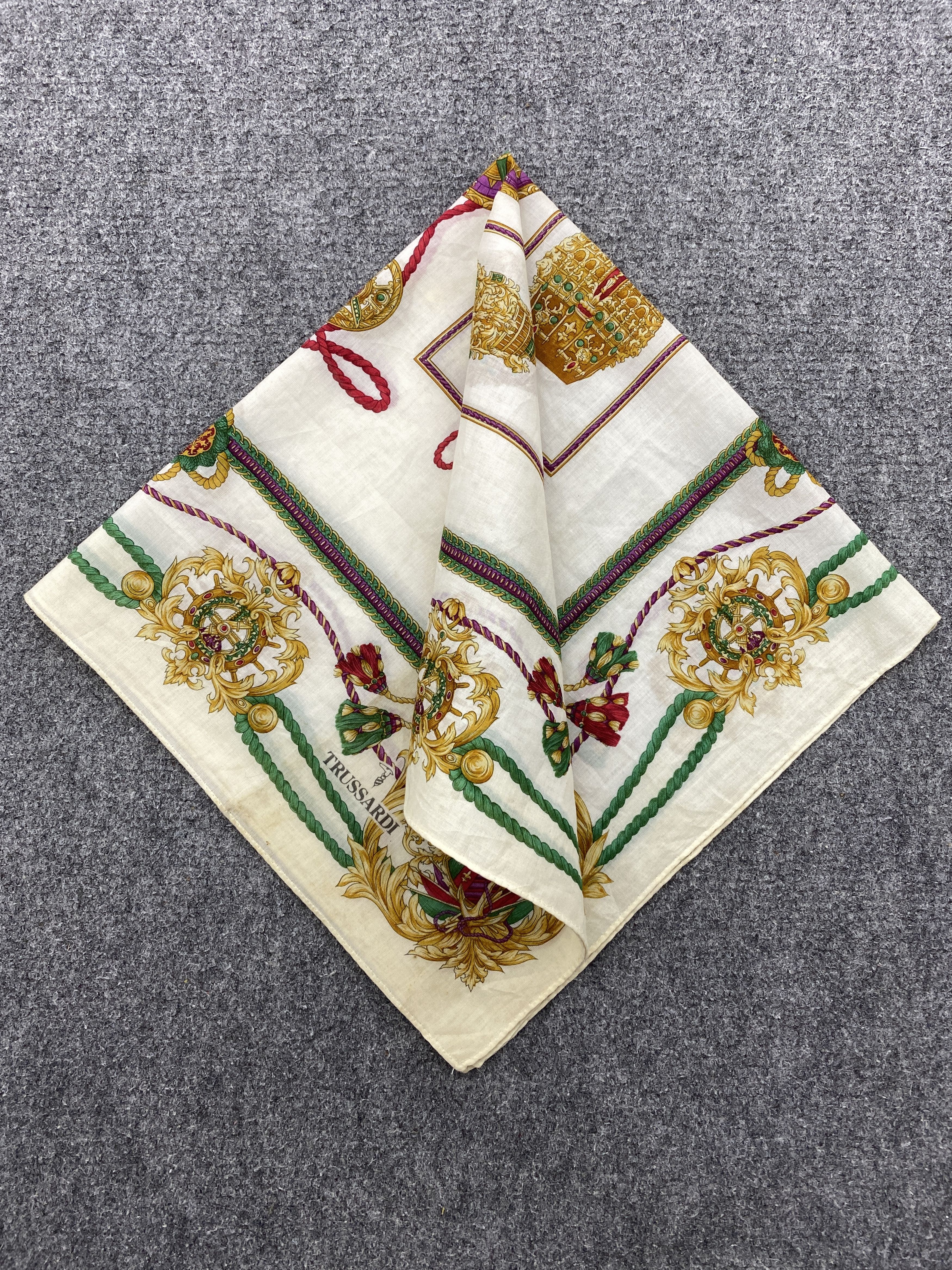 Trussardi Vintage Trussardi Handkerchief / Neckerchief HKC0923 Size ONE SIZE - 3 Thumbnail