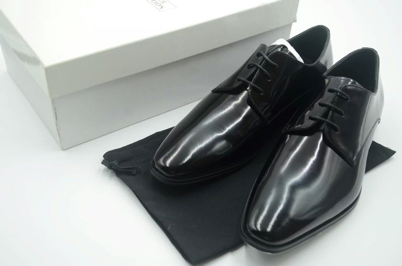 Versace VERSACE black dress derby shoes Size US 9 / EU 42 - 1 Thumbnail