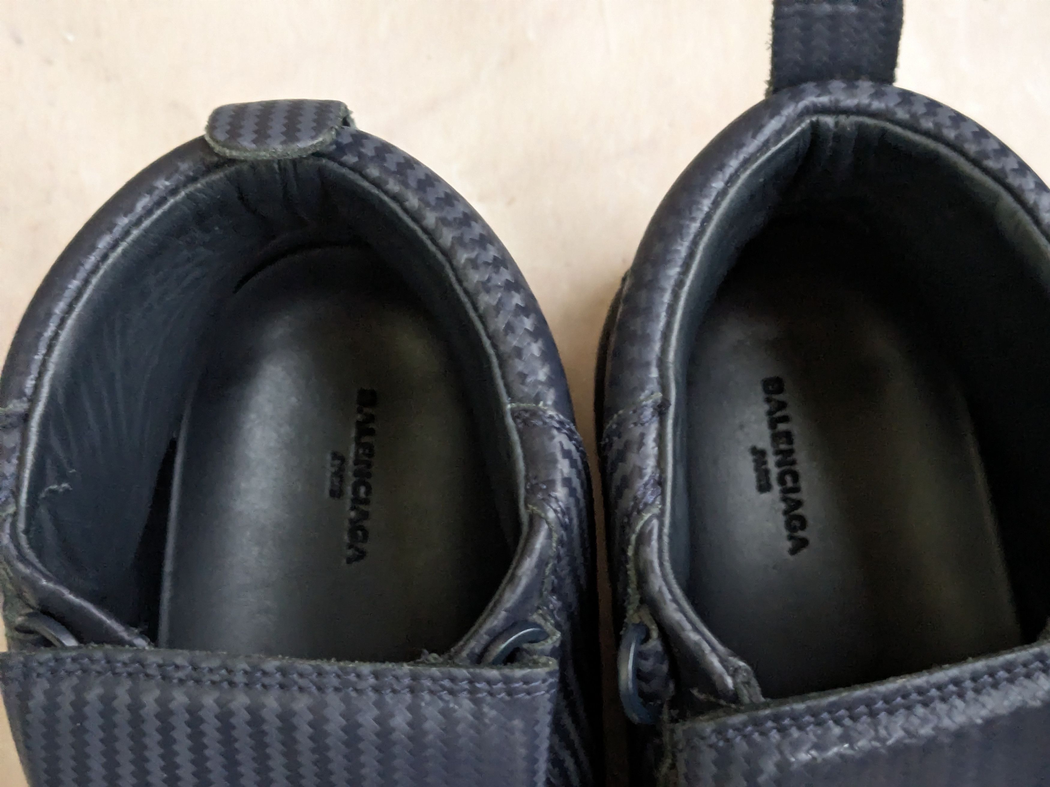 Balenciaga Balenciaga Arena Navy Blue 12 High Tops Leather Size US 12 / EU 45 - 3 Thumbnail
