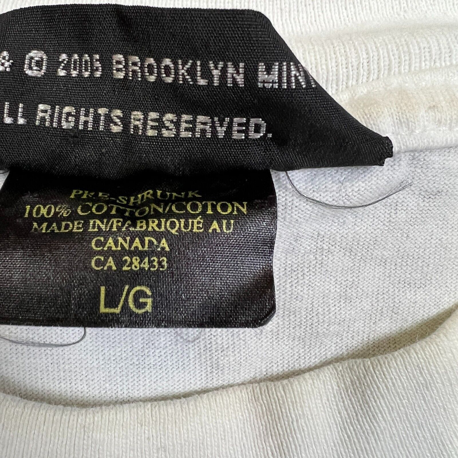 Brooklyn Mint × Rap Tees × Vintage VTG 2005 Notorious BIG T Shirt Large Biggie Forever Rap Tee Size US L / EU 52-54 / 3 - 11 Thumbnail
