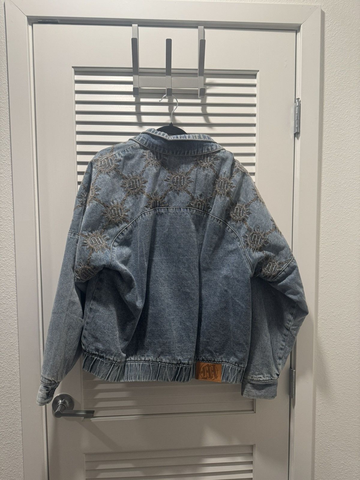 Menace Double-Collar Quilted Denim Jacket Size US L / EU 52-54 / 3 - 6 Thumbnail