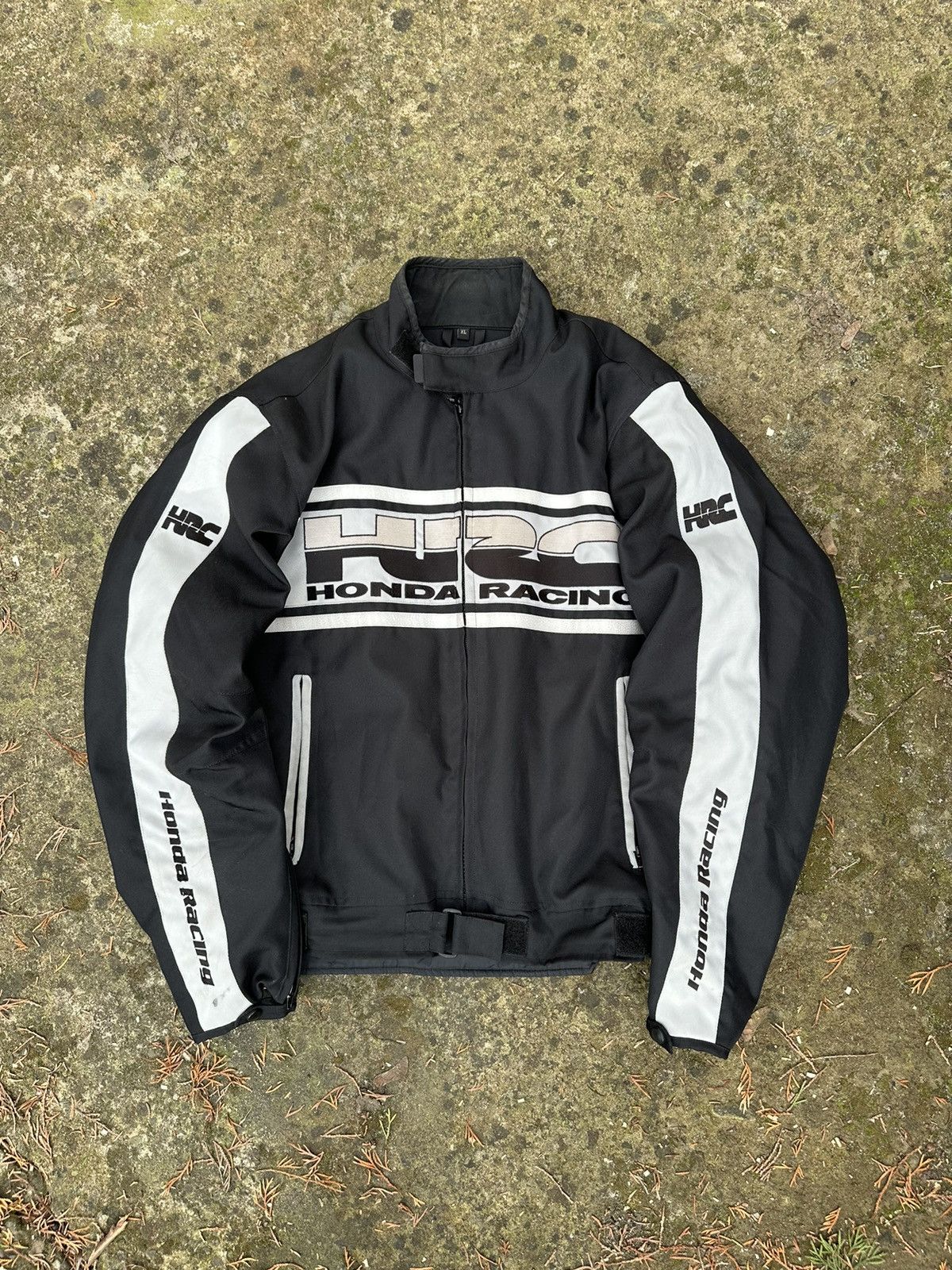 image of Stealsvintage Hrc Honda Racing Jacket in Black, Men's (Size XL)