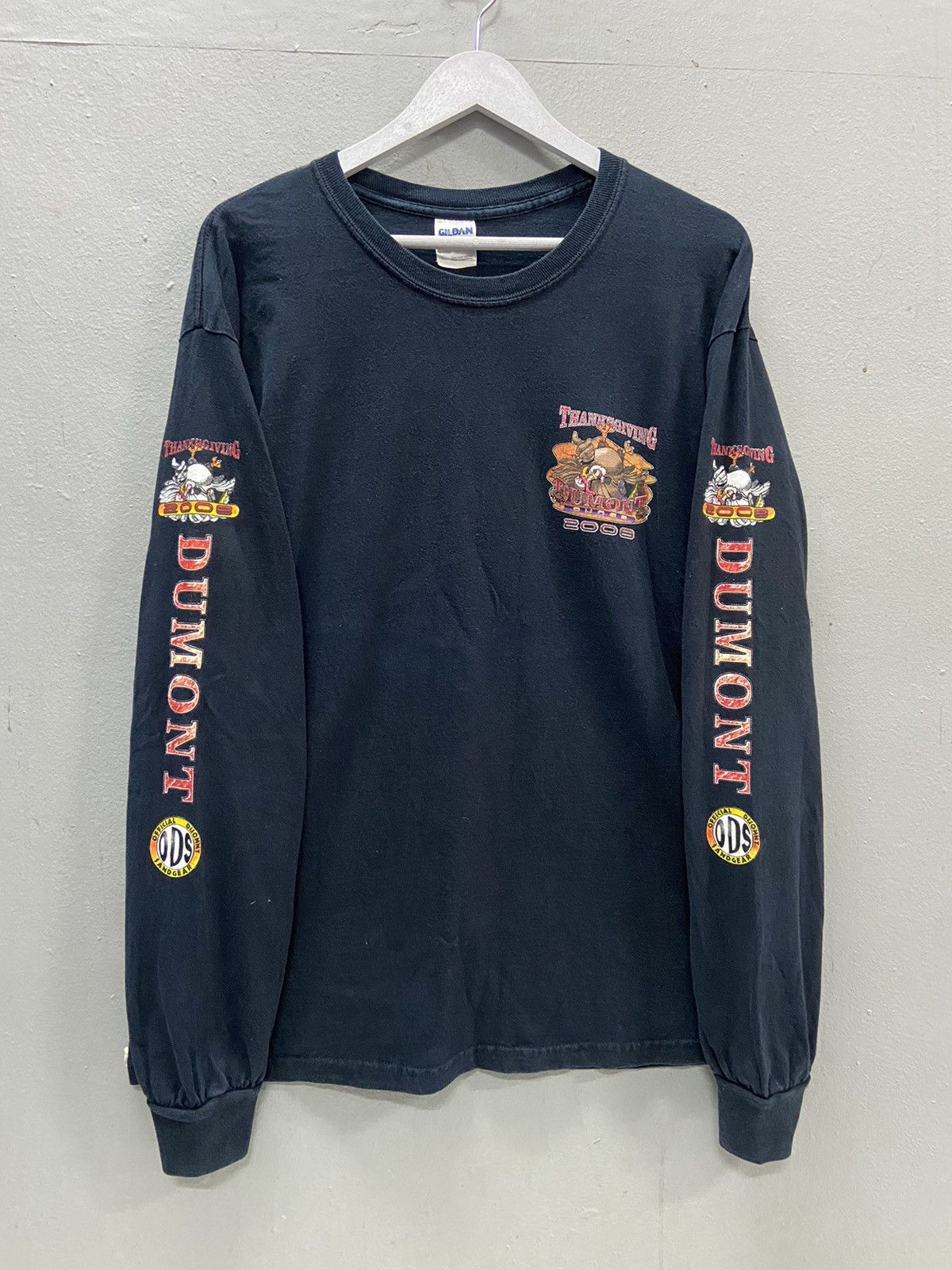Gildan SURVIVED THANKS GIVING 2008 DUMONT DUNES LONG SLEEVE Size US L / EU 52-54 / 3 - 2 Thumbnail