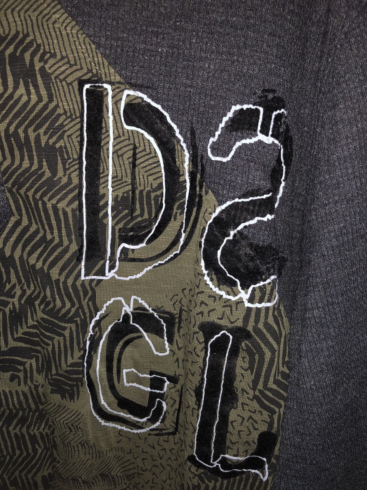 Desigual × Vintage Grey and Green Vintage Desigual Long Sleeve Tee Size US XL / EU 56 / 4 - 5 Thumbnail