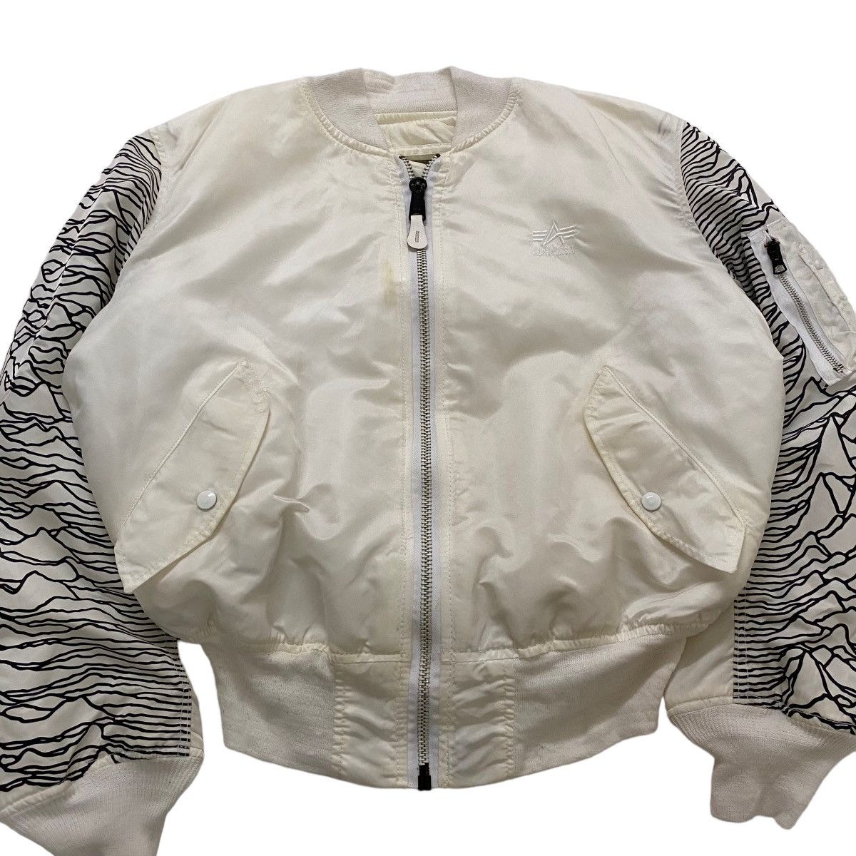 Alpha Industries ☀️Vtg Alpha Industries x Joy Division Ma1 jacket Size US L / EU 52-54 / 3 - 7 Thumbnail