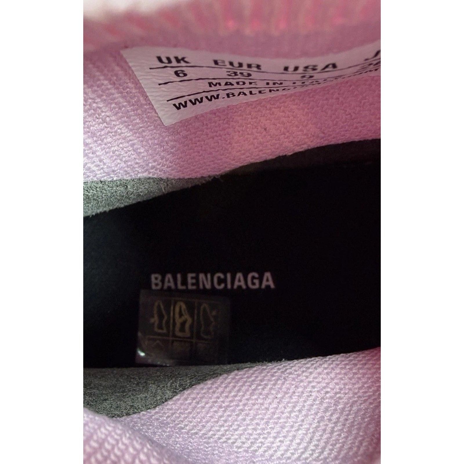 Balenciaga Size 39EU/9W - Balenciaga Pink Translucent Sole Speed Size US 9 / IT 39 - 9 Thumbnail