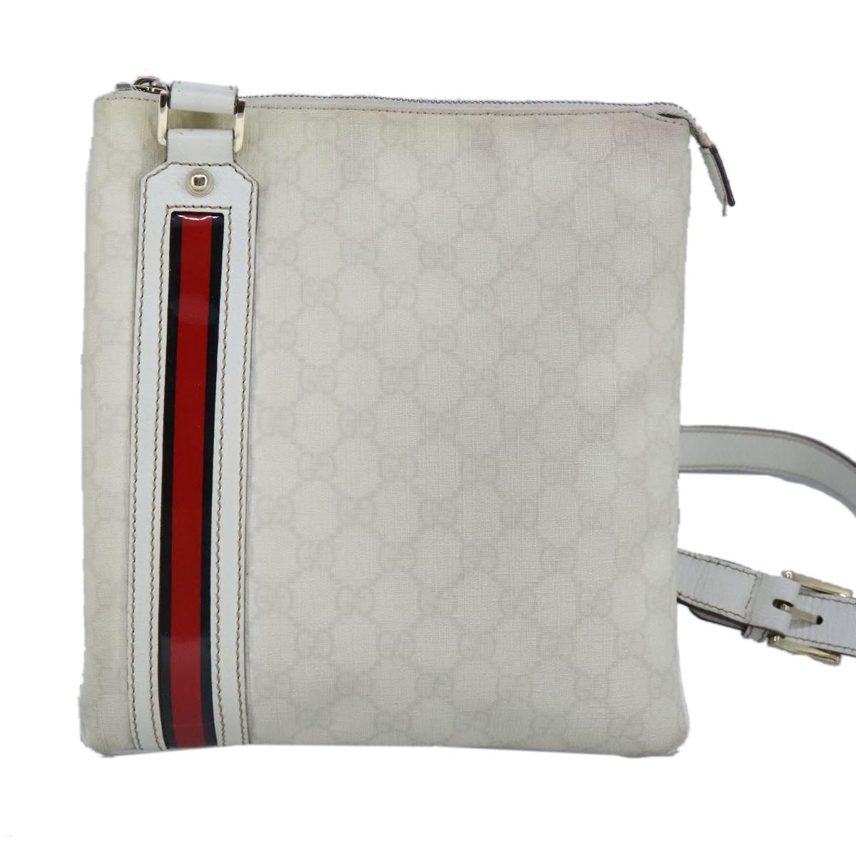 Gucci GUCCI GG Supreme Sherry Line Shoulder Bag Pvc Pink White Red Size ONE SIZE - 2 Thumbnail