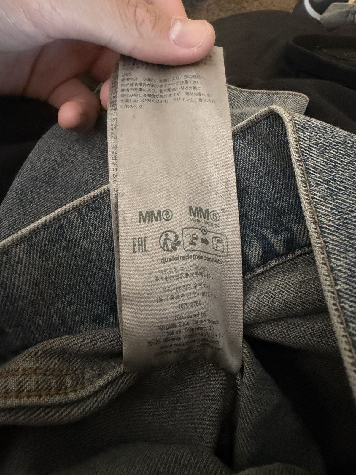 MM6 Washed Grey Denim Jacket - MM6 Maison Margiela Size US M / EU 48-50 / 2 - 4 Thumbnail