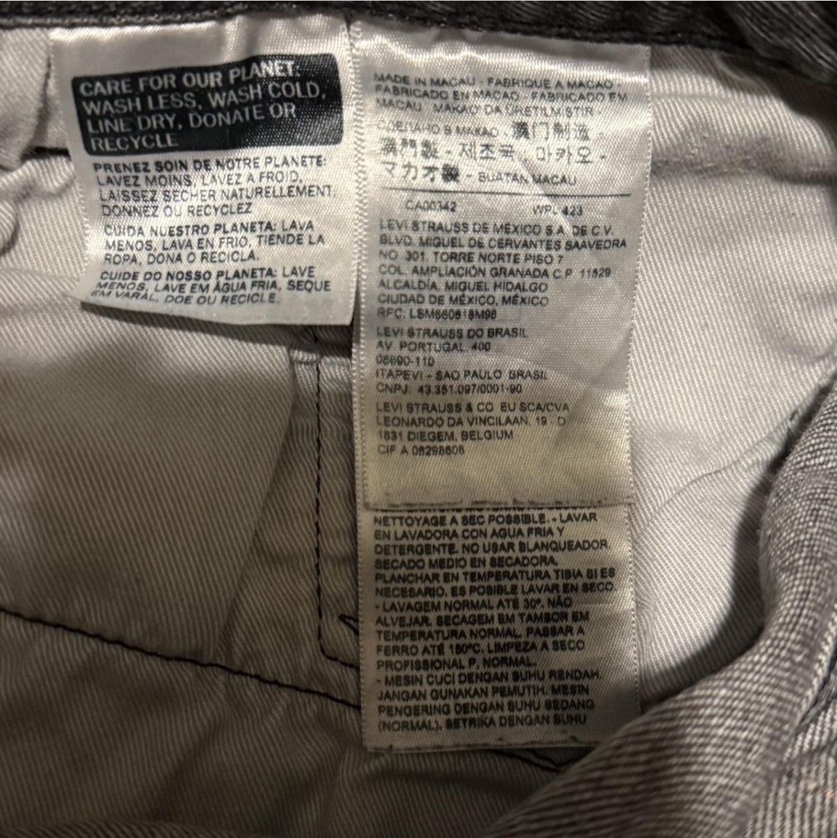 Levi's Levi's 501 black-grey denim jeans Size US 32 / EU 48 - 3 Thumbnail