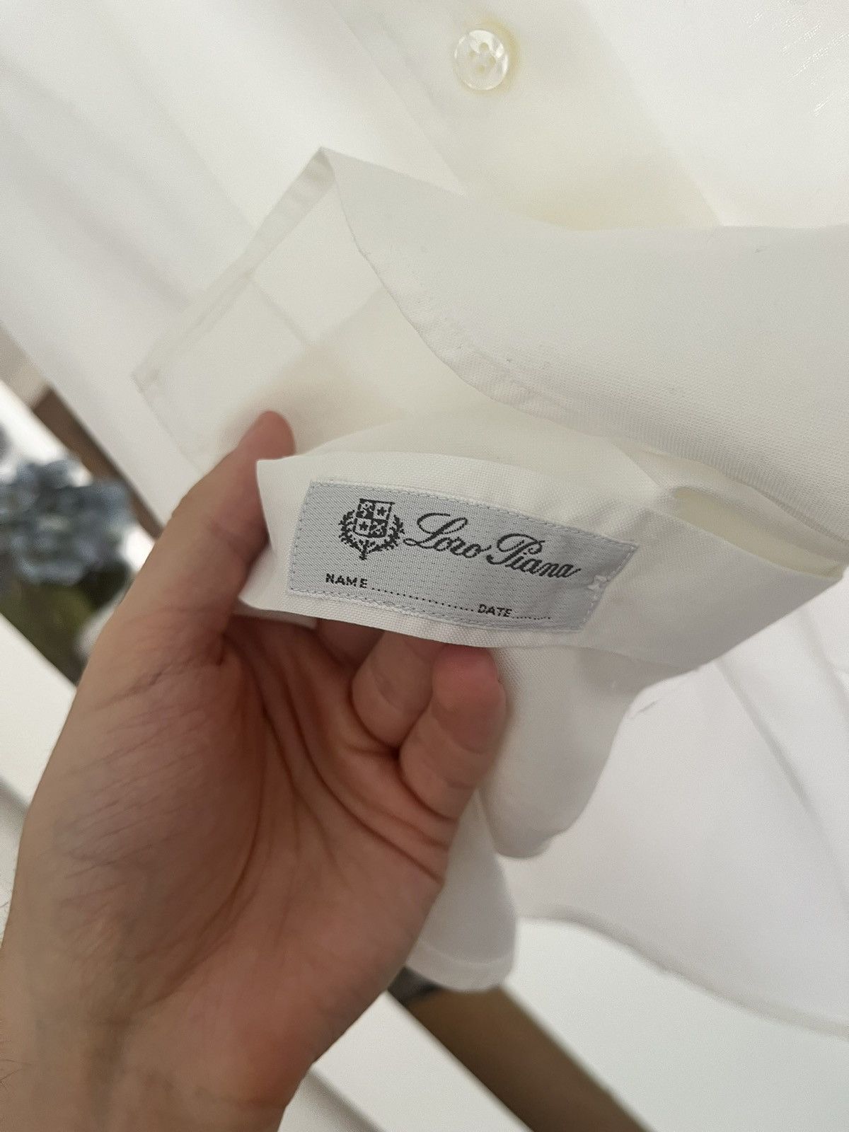 Loro Piana Loro Piana cotton white shirt size 40 15.75 Size US M / EU 48-50 / 2 - 7 Thumbnail
