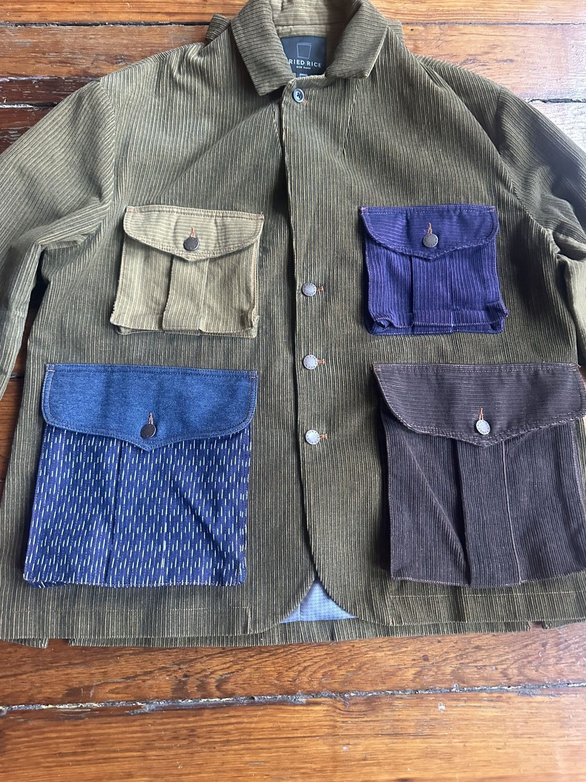 FRIED RICE Fried Rice Patchwork Denim/Corduroy Jacket Size US S / EU 44-46 / 1 - 4 Thumbnail