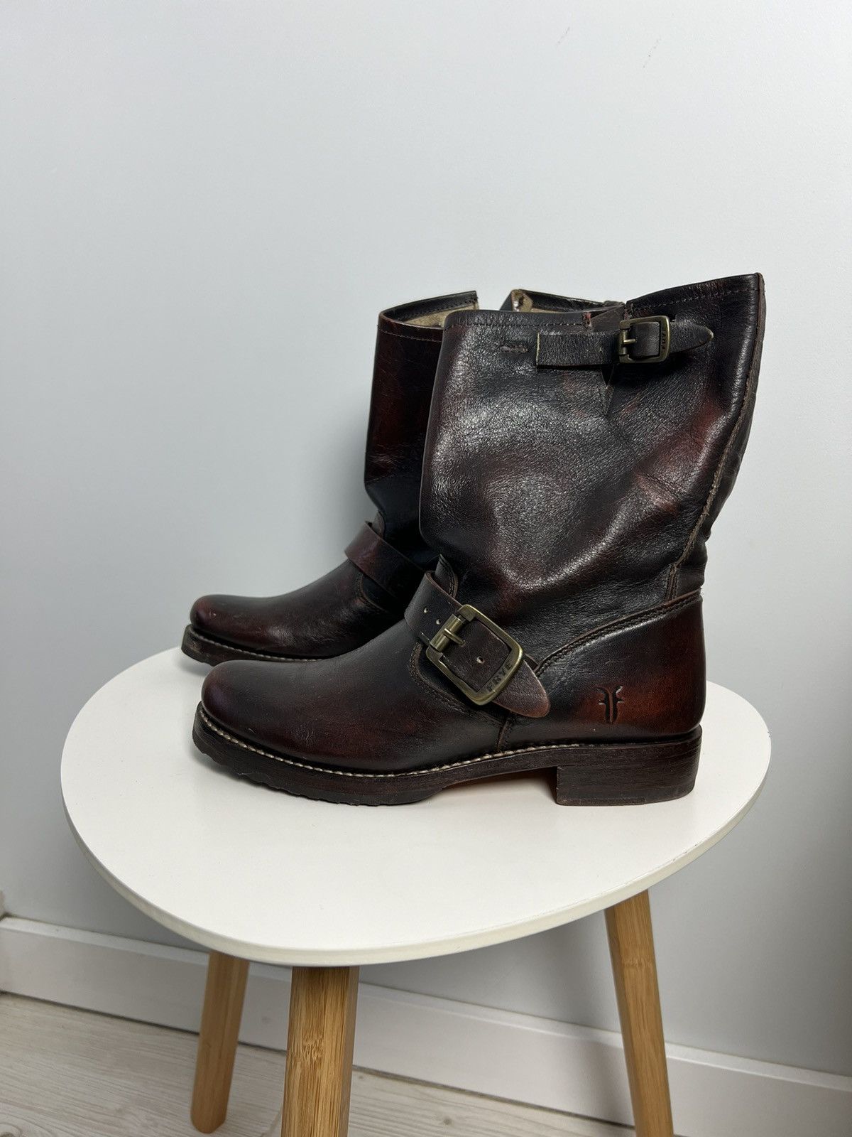 Frye Frye USA Leather Cowboy Boots Hype Model Size US 8 / IT 38 - 15 Thumbnail