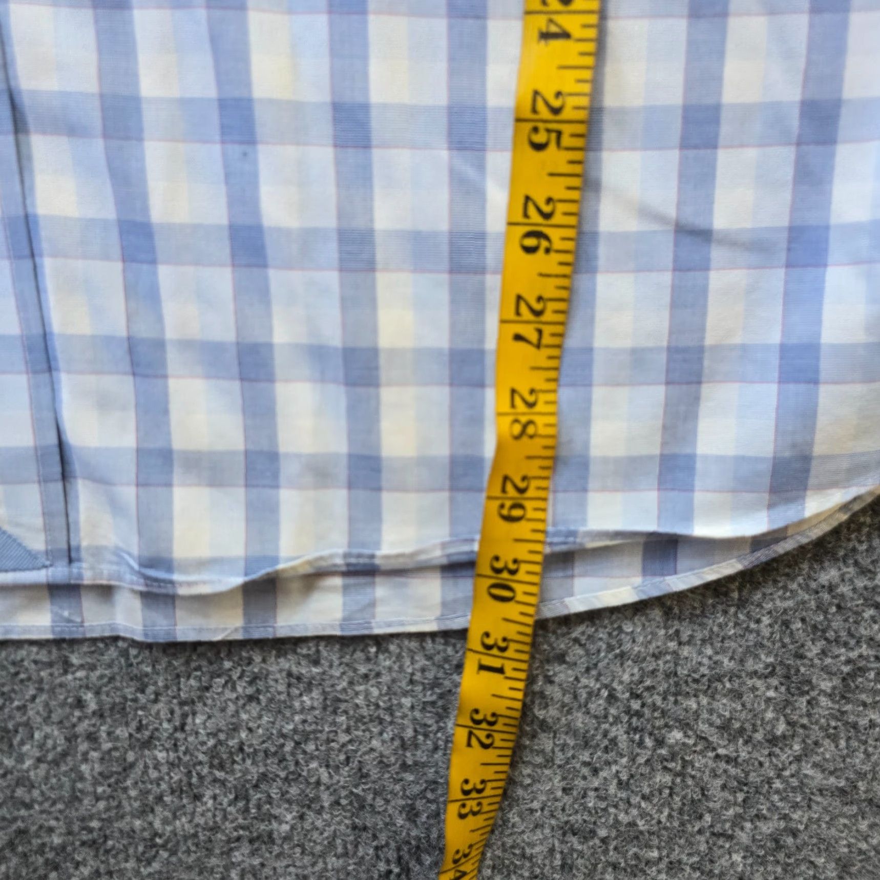 UNTUCKit UNTUCKit Shirt Mens 2XL Blue Plaid Button-Down Long Sleeve Classic Career Shirt Mens 2XL Blue Plaid Button-Down Long Sleeve UNTUCKit Size US XXL / EU 58 / 5 - 5 Thumbnail
