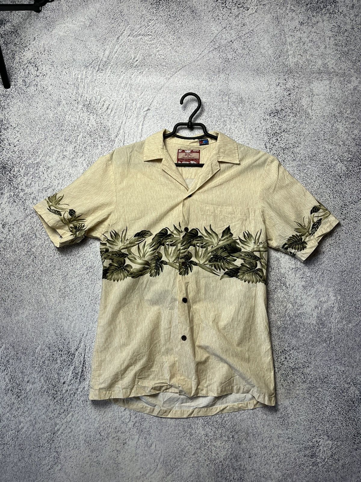 Jams World Vintage 90's Jams World Over Print Florida Hawaiian Shirt Size US S / EU 44-46 / 1 - 1 Thumbnail