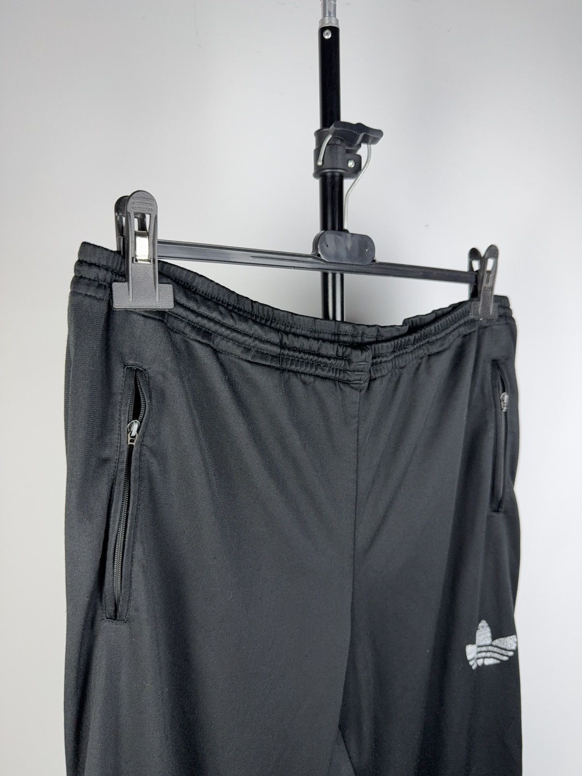 Adidas Vintage 90s Adidas Tracksuit Black Neon Trefoil Set Size US M / EU 48-50 / 2 - 15 Thumbnail
