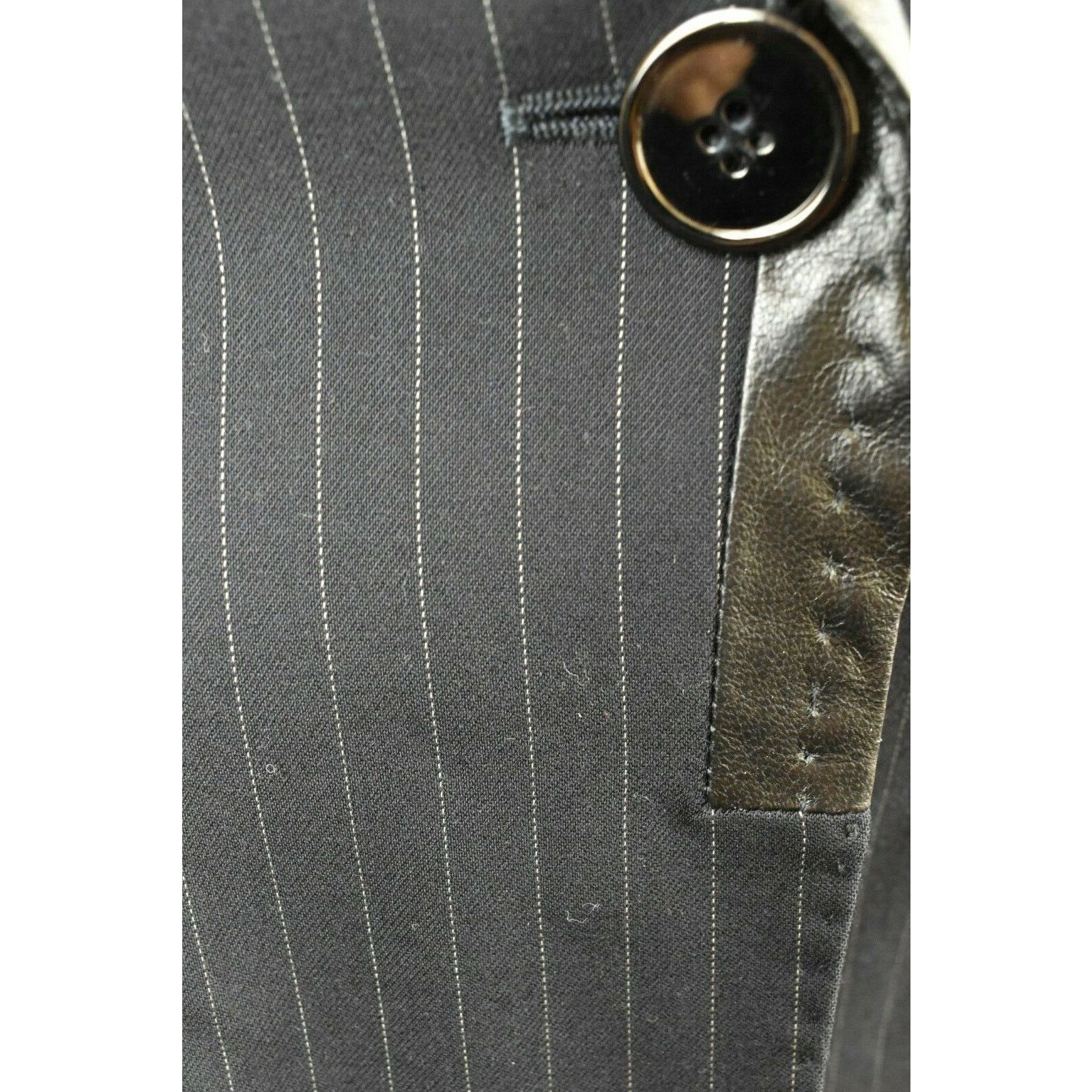 Dolce & Gabbana DOLCE GABBANA DARK NAVY STRIPE WOOL BUTTON BLAZER 50 US 16 Size XXL / US 16-18 / IT 52-54 - 11 Thumbnail