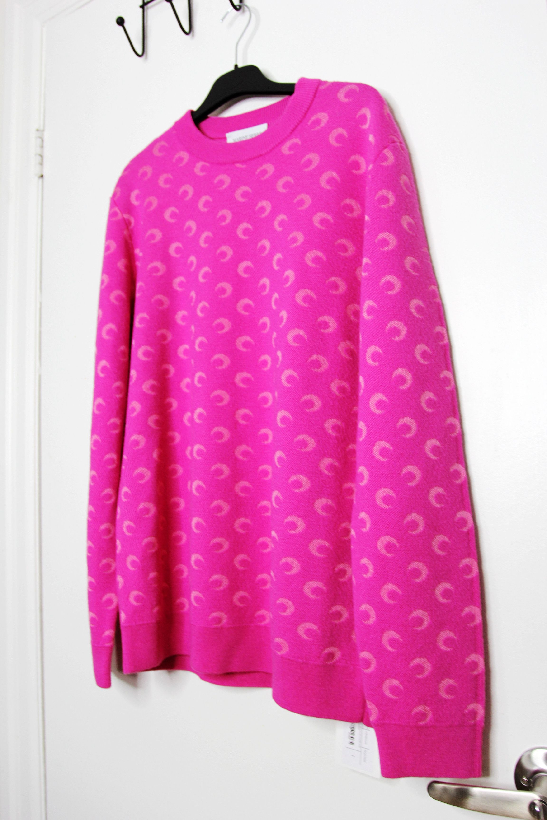 Marine Serre BNWT AW25 MARINE SERRE MOON JACQUARD KNIT SWEATER XL Size US XL / EU 56 / 4 - 5 Thumbnail
