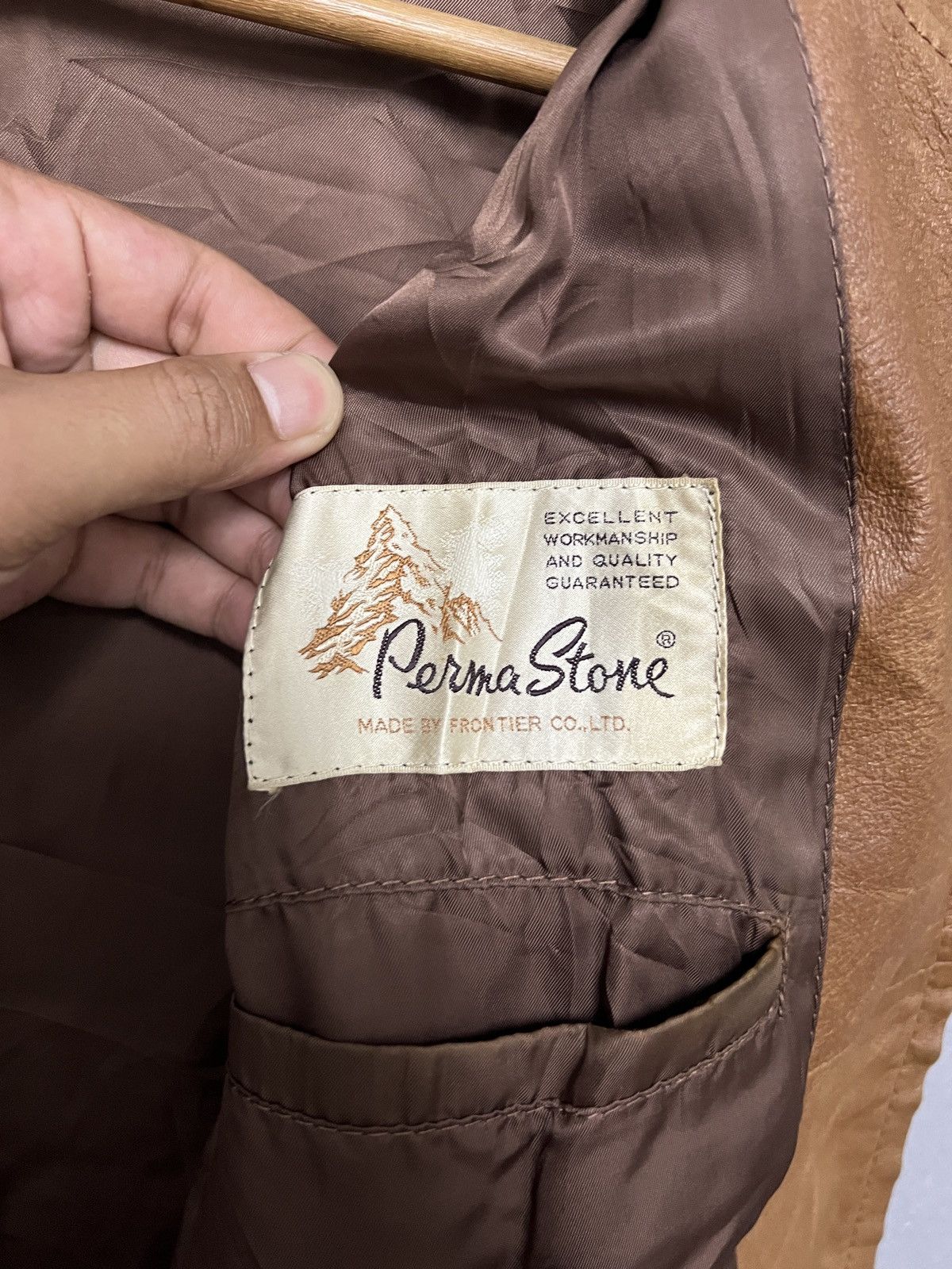 Japanese Brand 376. Vintage Leather jacket Size US M / EU 48-50 / 2 - 7 Thumbnail
