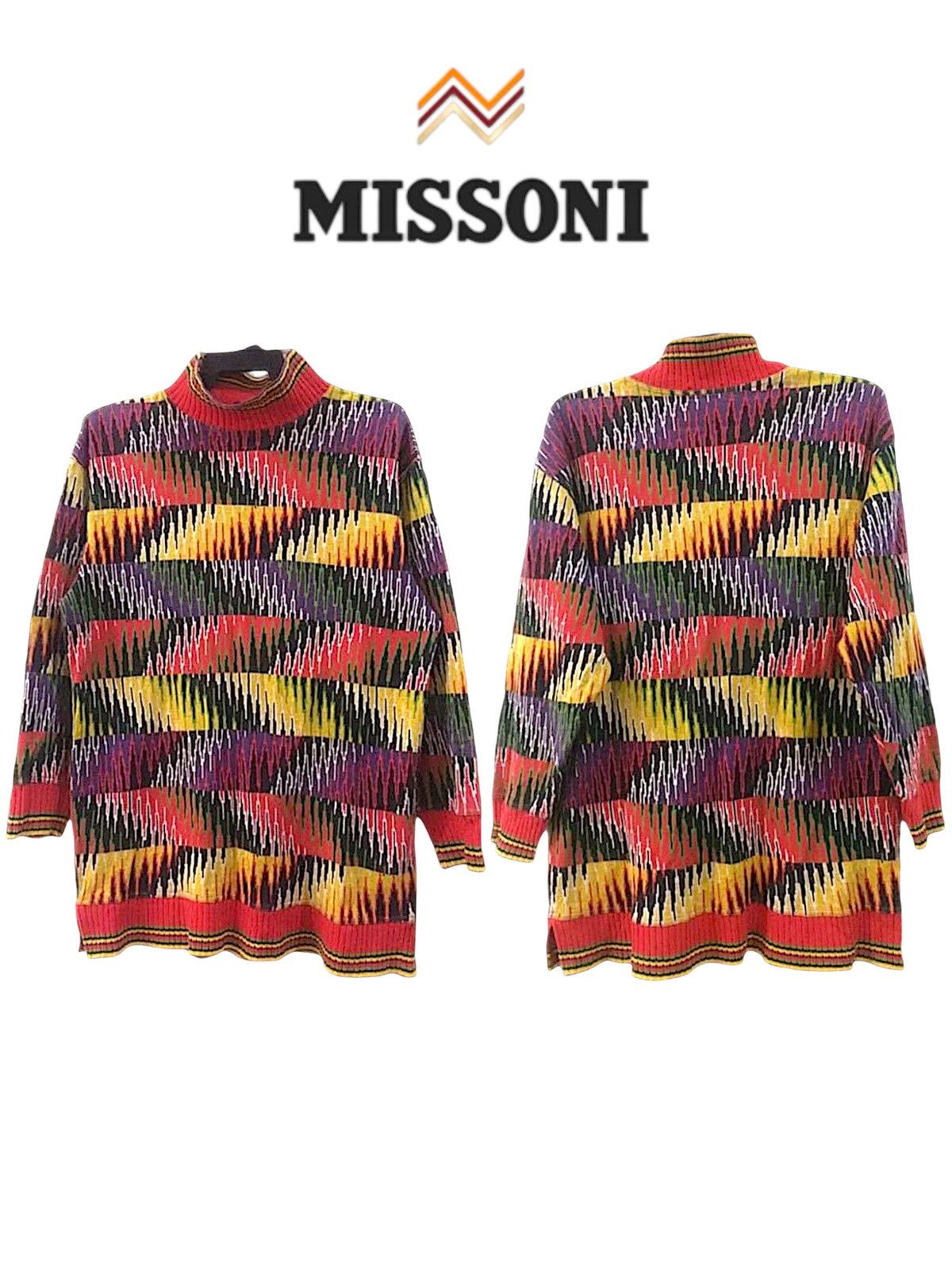 Missoni Missoni Intimo Mix Multicolor Knit Shirt Size XL / US 12-14 / IT 48-50 - 1 Thumbnail